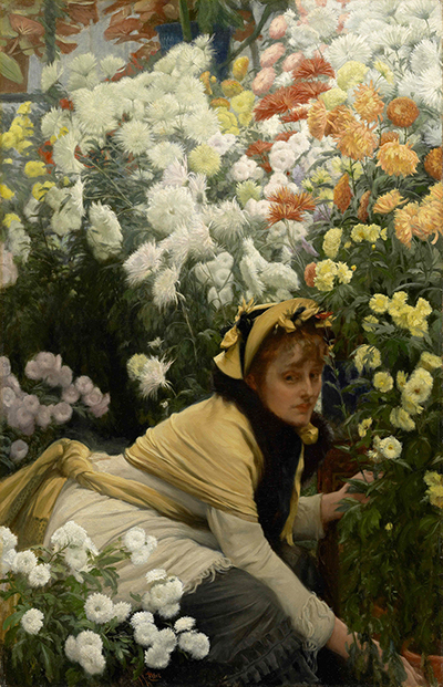 Chrysanthemums James Tissot